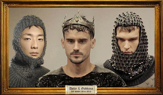 Мужская одежда Dolce & Gabbana: королевская осень 2014