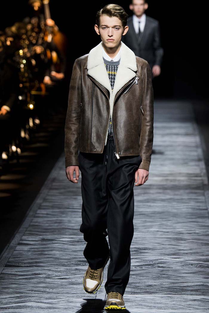 Мужские кожаные куртки осень-зима 2015-2016: Dior Homme